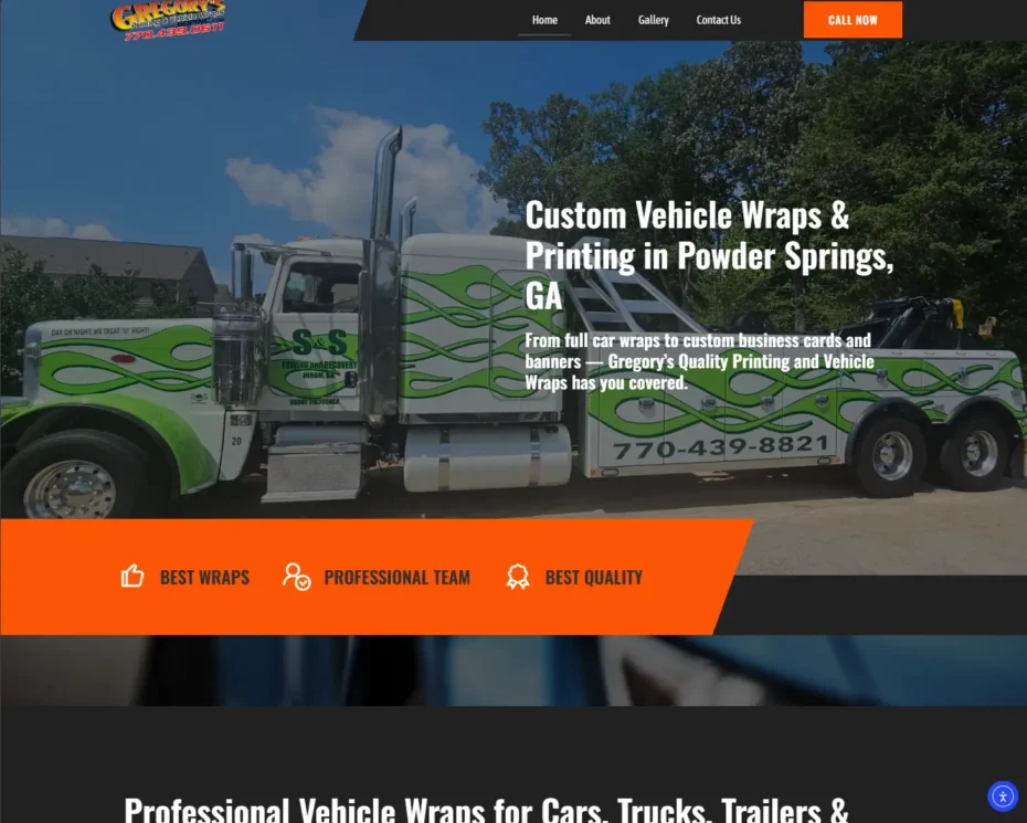 develop website